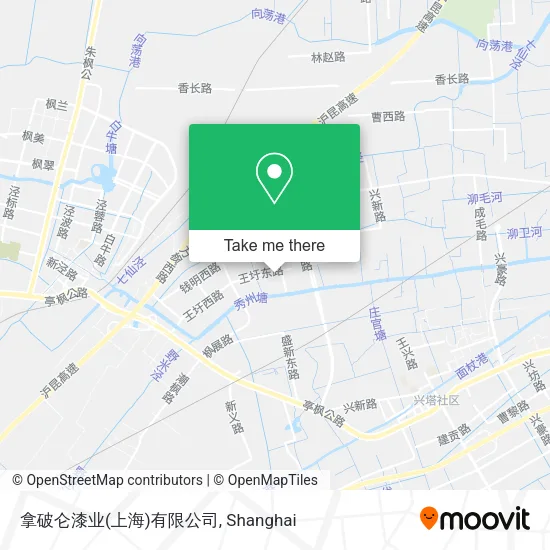 拿破仑漆业(上海)有限公司 map