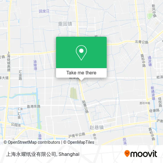 上海永耀纸业有限公司 map