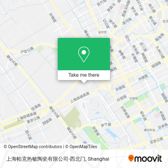 上海帕克热敏陶瓷有限公司-西北门 map