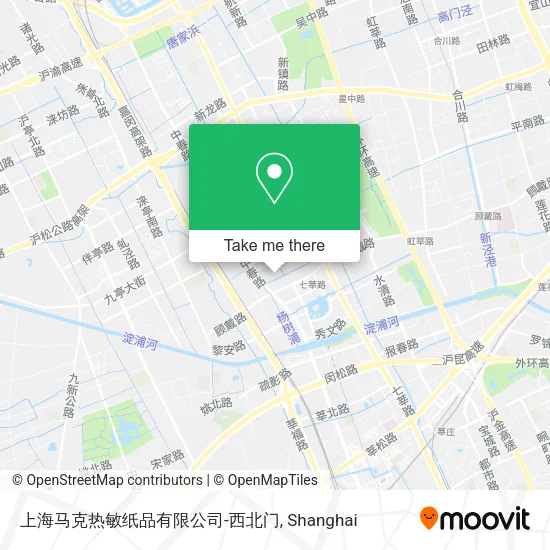 上海马克热敏纸品有限公司-西北门 map