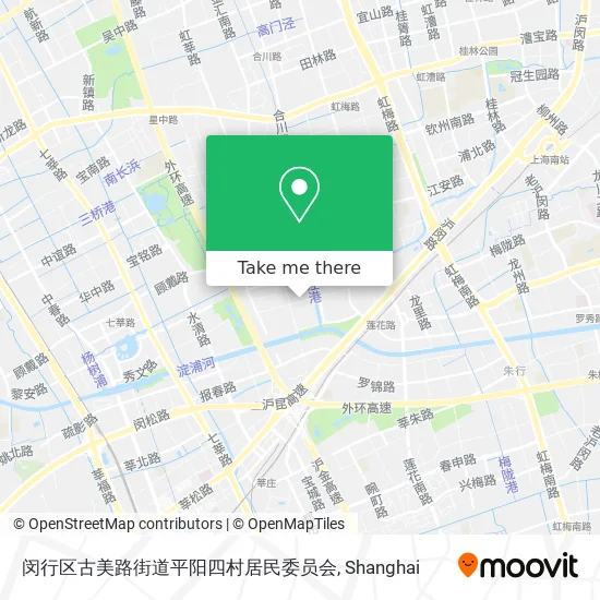 闵行区古美路街道平阳四村居民委员会 map