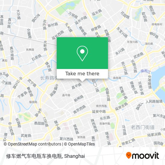 修车燃气车电瓶车换电瓶 map
