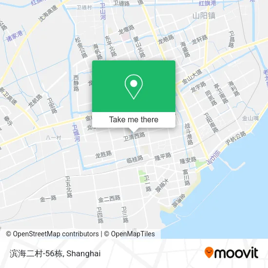 滨海二村-56栋 map