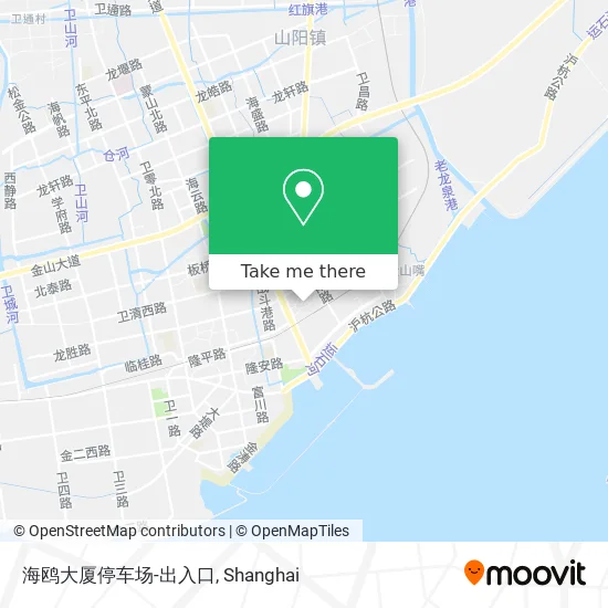 海鸥大厦停车场-出入口 map