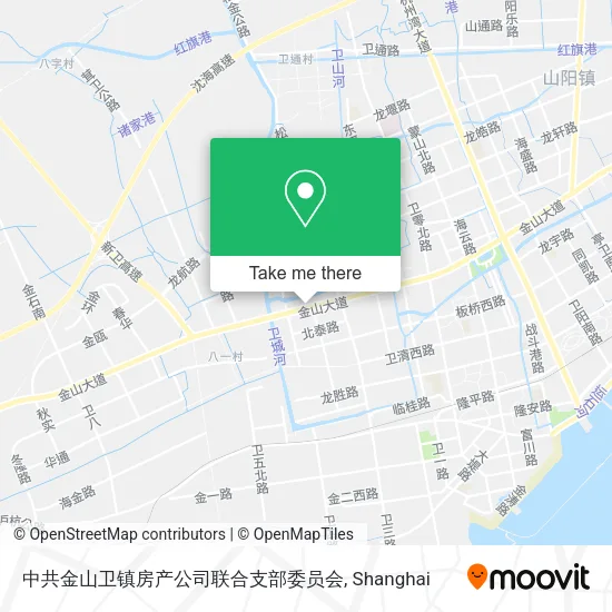 中共金山卫镇房产公司联合支部委员会 map