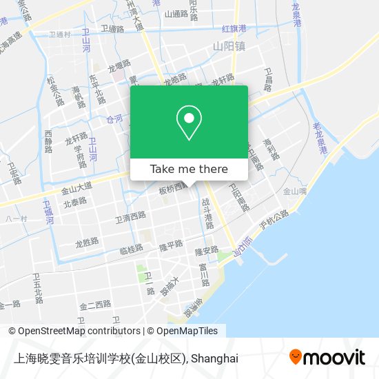 上海晓雯音乐培训学校(金山校区) map