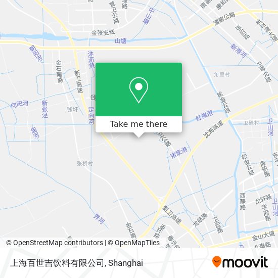 上海百世吉饮料有限公司 map