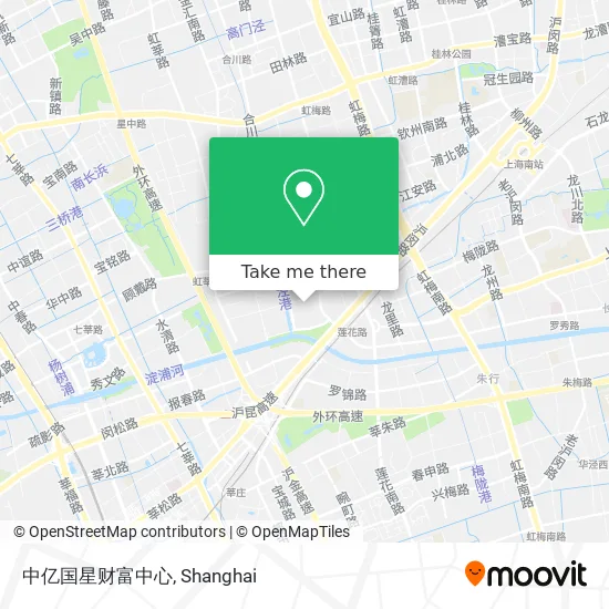 中亿国星财富中心 map
