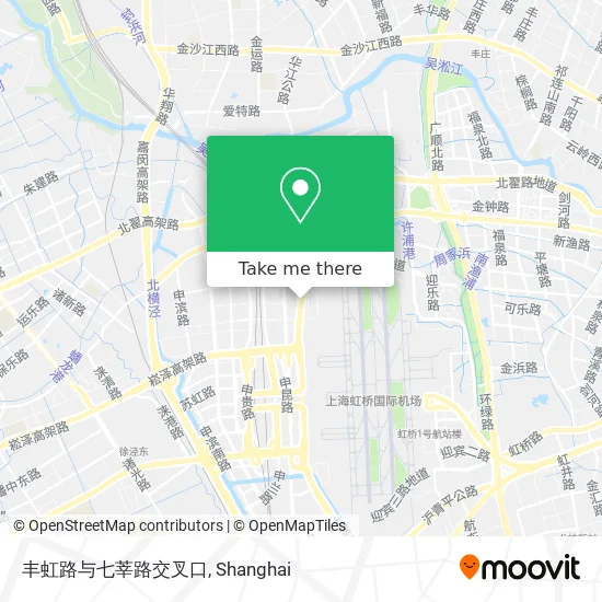 丰虹路与七莘路交叉口 map