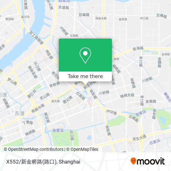 X552/新金桥路(路口) map