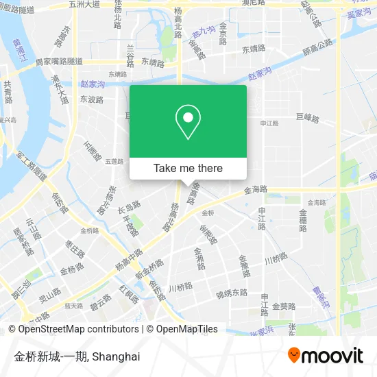 金桥新城-一期 map