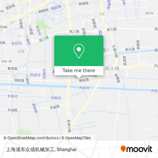 上海浦东众成机械加工 map