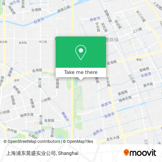 上海浦东晨盛实业公司 map