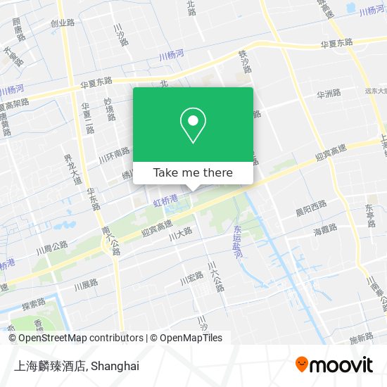上海麟臻酒店 map