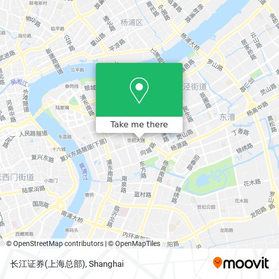 长江证券(上海总部) map