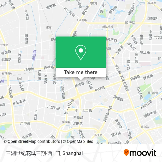 三湘世纪花城三期-西1门 map