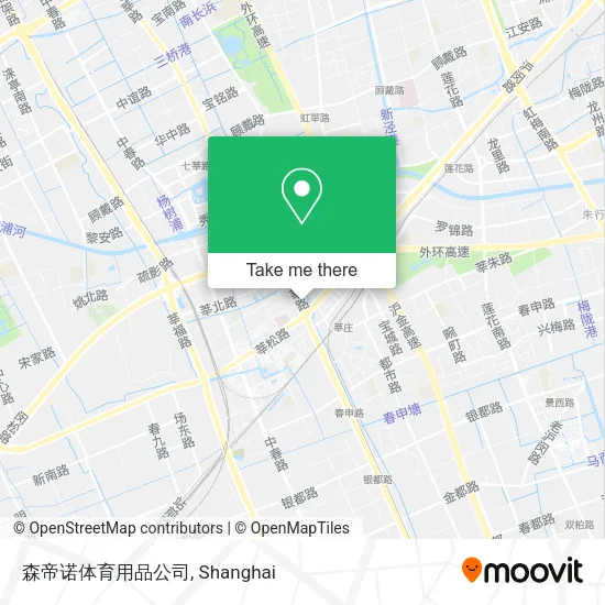森帝诺体育用品公司 map