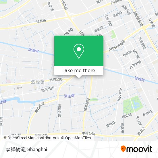 森祥物流 map