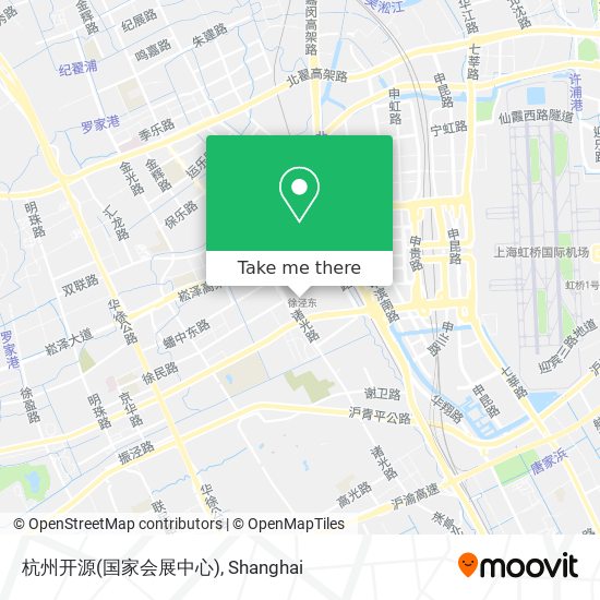 杭州开源(国家会展中心) map