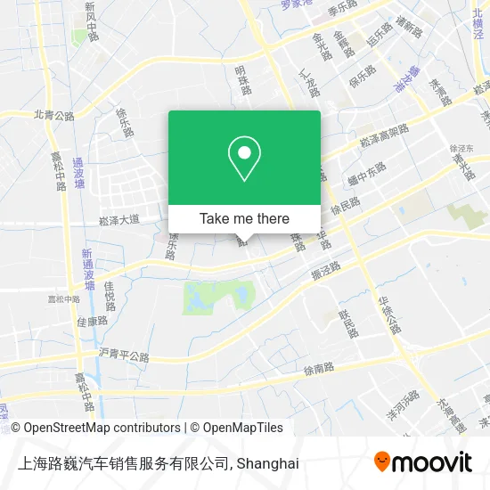 上海路巍汽车销售服务有限公司 map