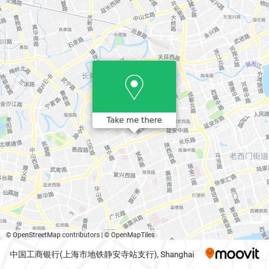 中国工商银行(上海市地铁静安寺站支行) map