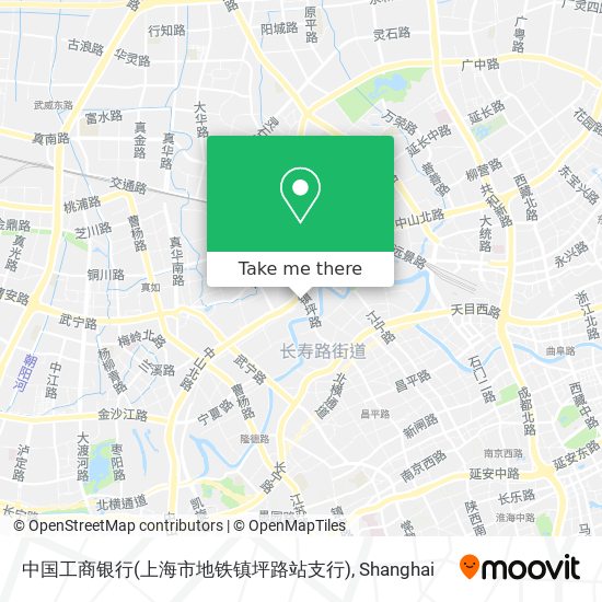 中国工商银行(上海市地铁镇坪路站支行) map