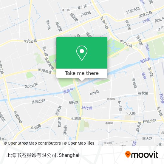 上海书杰服饰有限公司 map