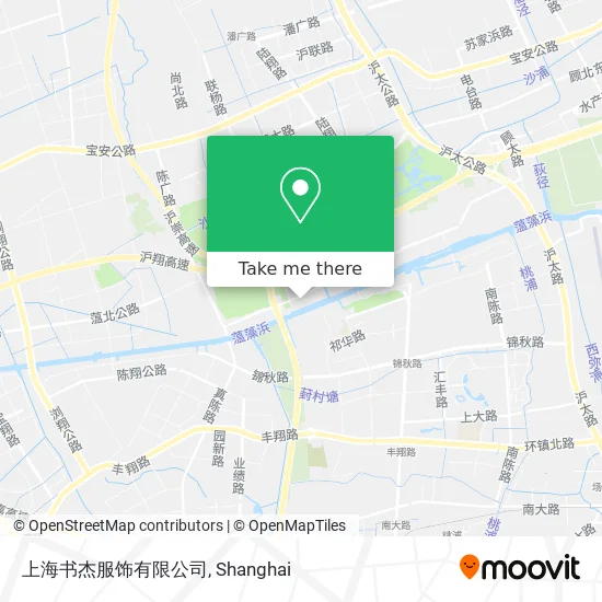 上海书杰服饰有限公司 map