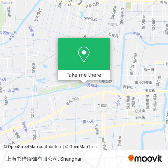 上海书译服饰有限公司 map