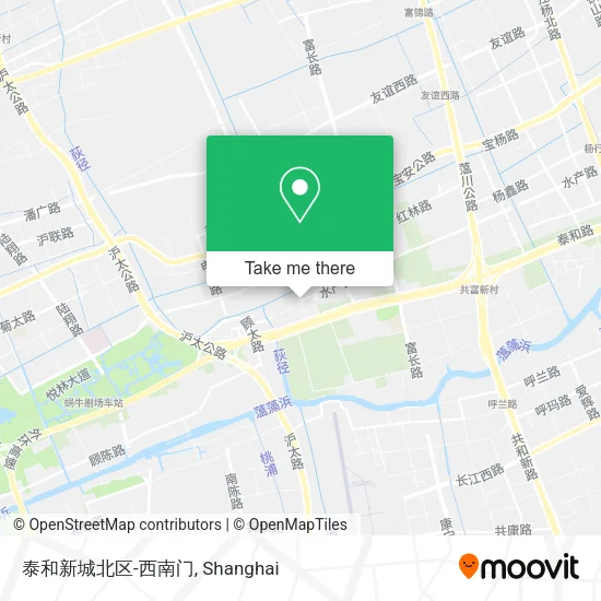 泰和新城北区-西南门 map