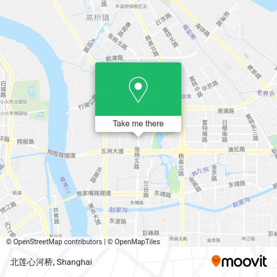 北莲心河桥 map