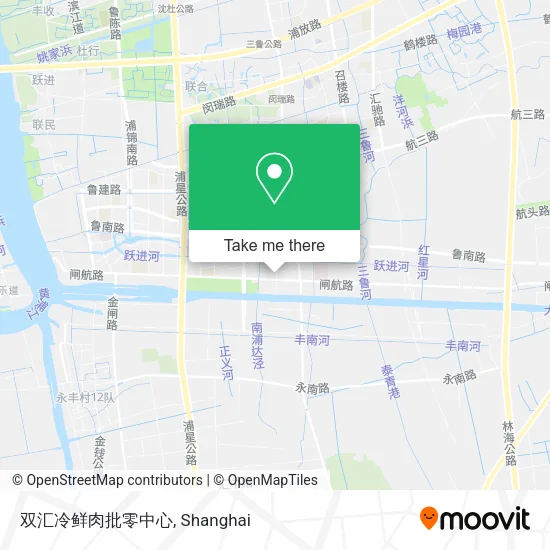 双汇冷鲜肉批零中心 map