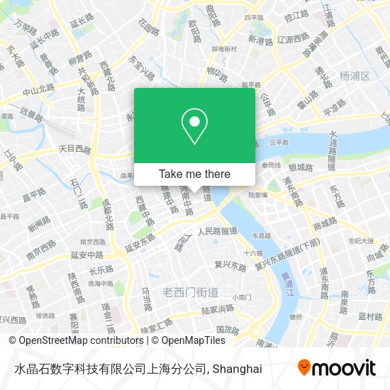 水晶石数字科技有限公司上海分公司 map