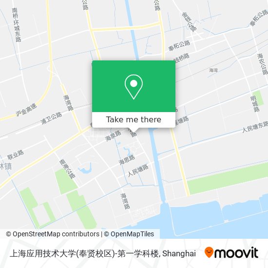 上海应用技术大学(奉贤校区)-第一学科楼 map