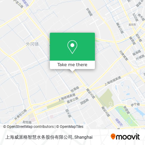 上海威派格智慧水务股份有限公司 map