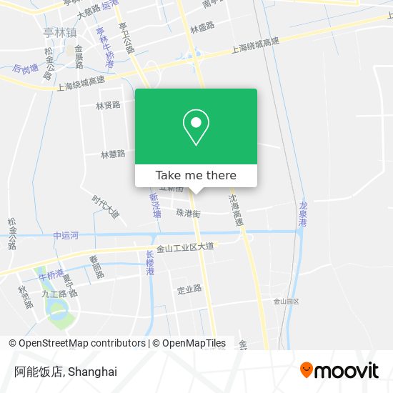 阿能饭店 map