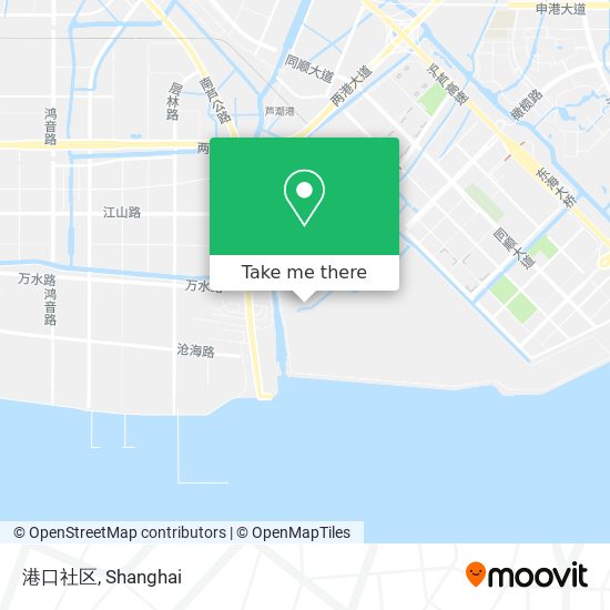 港口社区 map