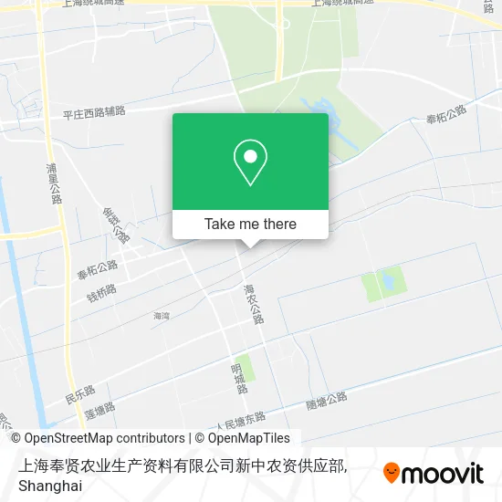 上海奉贤农业生产资料有限公司新中农资供应部 map