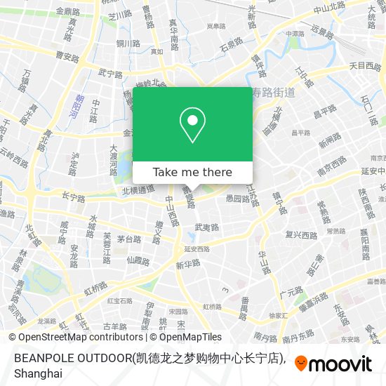 BEANPOLE OUTDOOR(凯德龙之梦购物中心长宁店) map