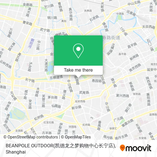 BEANPOLE OUTDOOR(凯德龙之梦购物中心长宁店) map