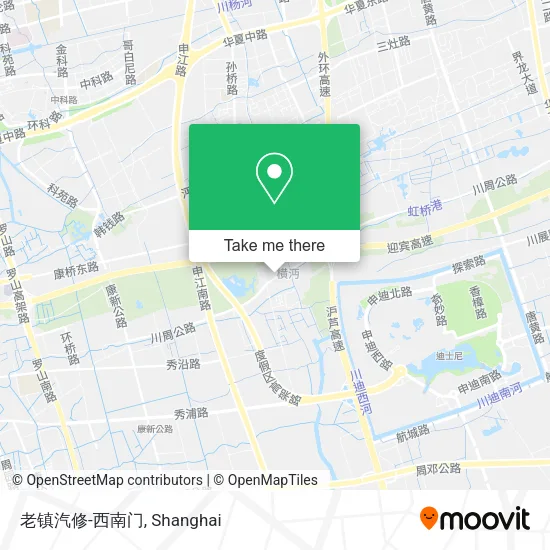 老镇汽修-西南门 map