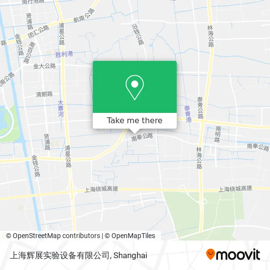 上海辉展实验设备有限公司 map