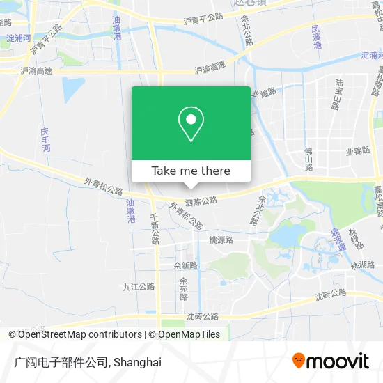广阔电子部件公司 map