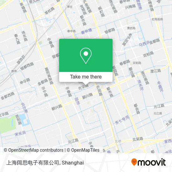 上海阔思电子有限公司 map