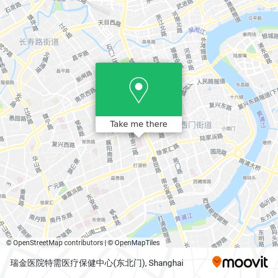 瑞金医院特需医疗保健中心(东北门) map