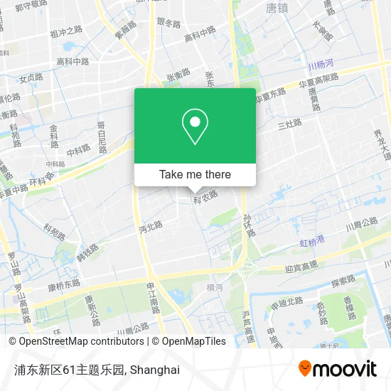 浦东新区61主题乐园 map