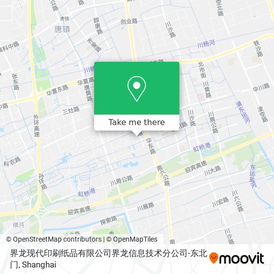 界龙现代印刷纸品有限公司界龙信息技术分公司-东北门 map