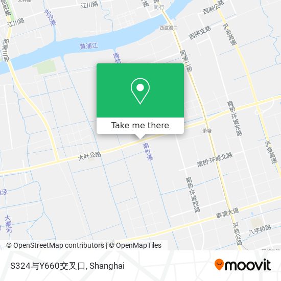 S324与Y660交叉口 map