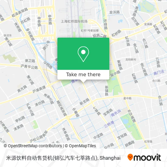 米源饮料自动售货机(锦弘汽车七莘路点) map
