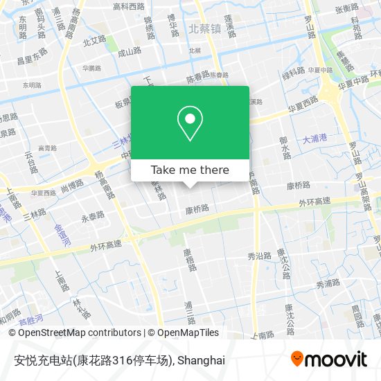 安悦充电站(康花路316停车场) map